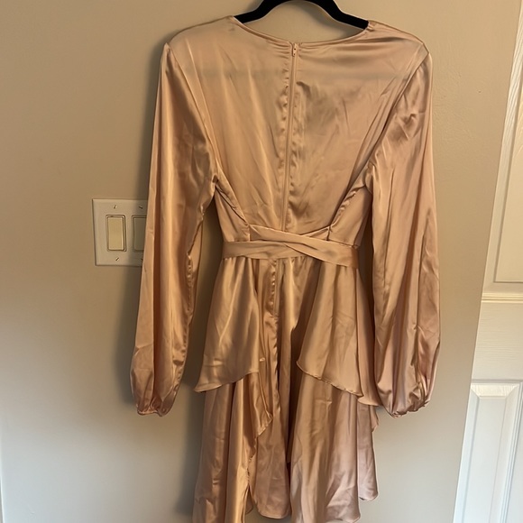 AKIRA Satin Pink Dress - Picture 2 of 5